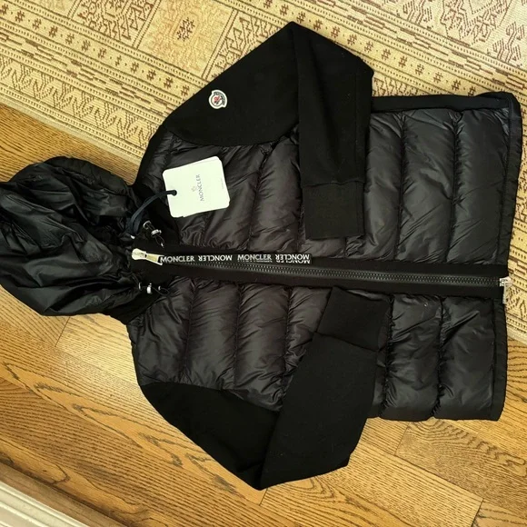 NWT Moncler zip up padded hoodie Women’s size S firm price no offers